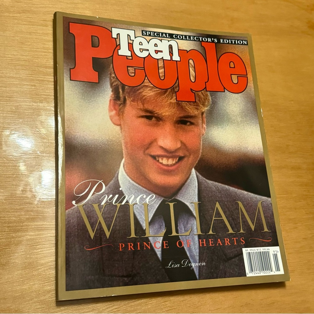Teen People Prince William 1998 Special Collectors Edition First Print